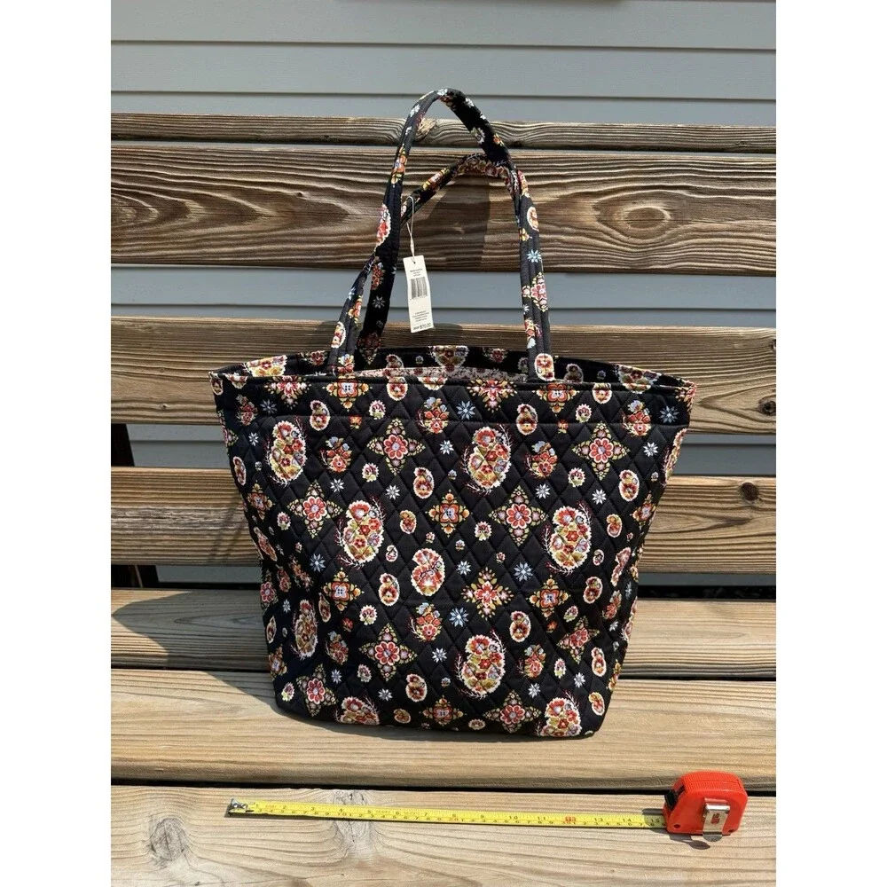 NEW Vera Bradley Marston Grand Tote Bag – North Star Sky- Modern 14x15x9